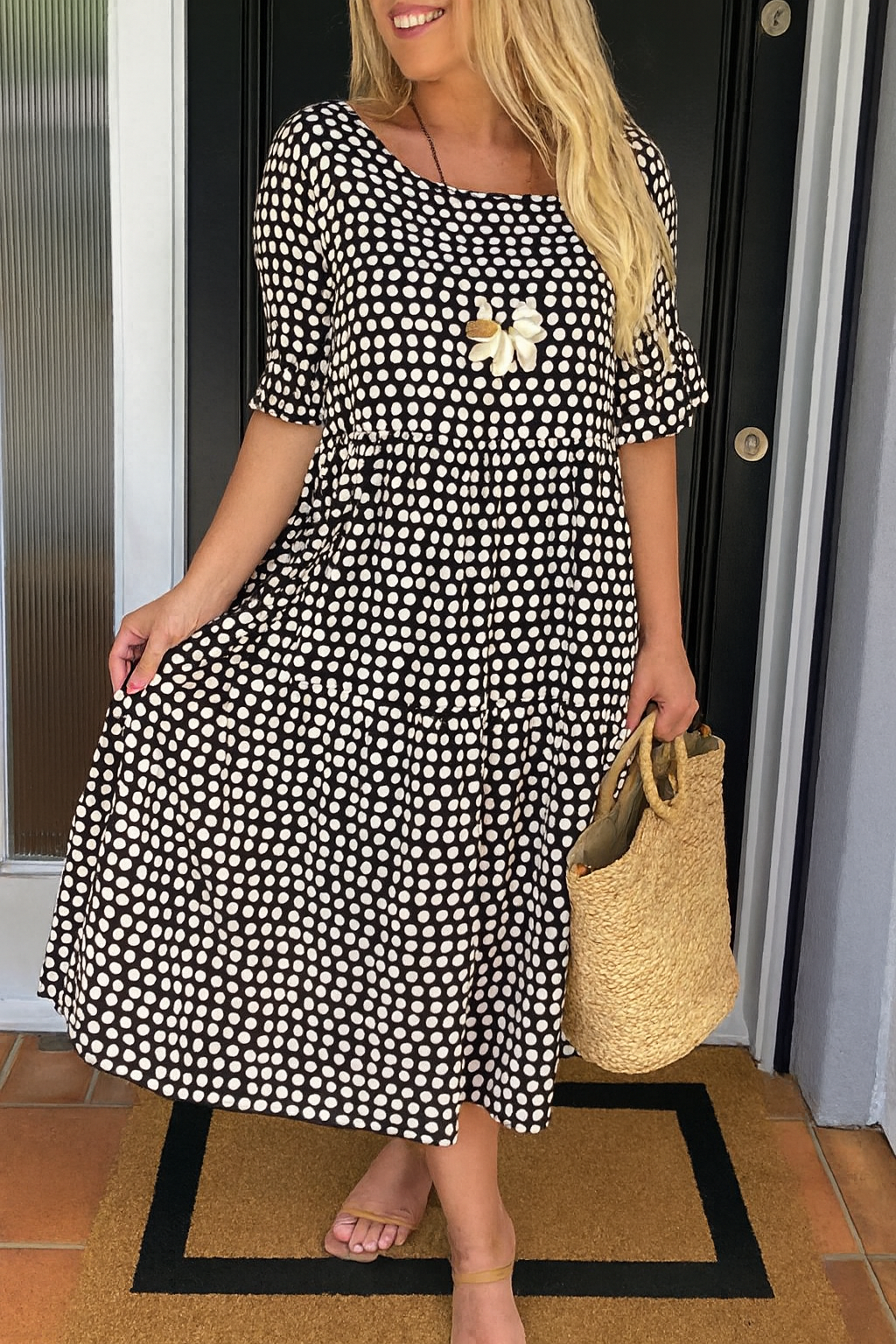 Iris™ | Sable Midi Dress