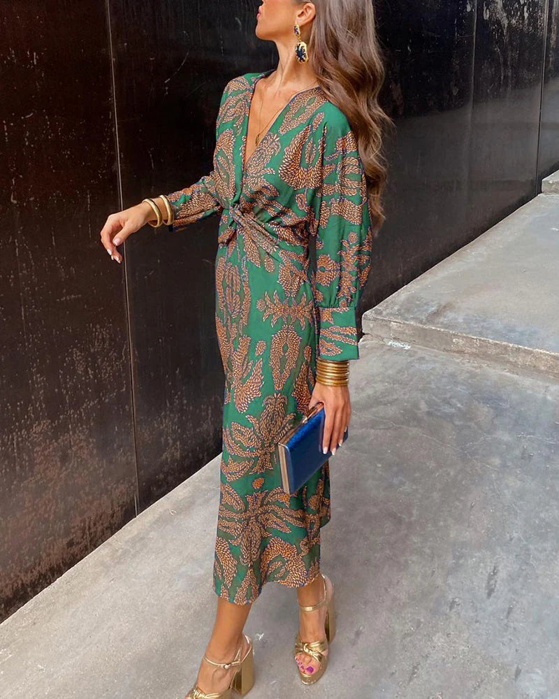 Sacha™  | Elegant dress with floral print