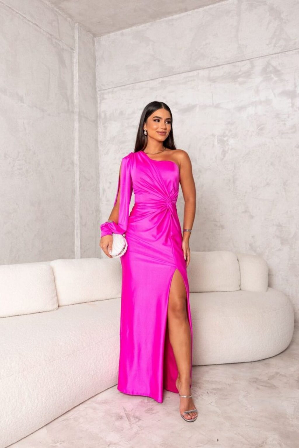 Heather™ | One-Shoulder Evening Dress
