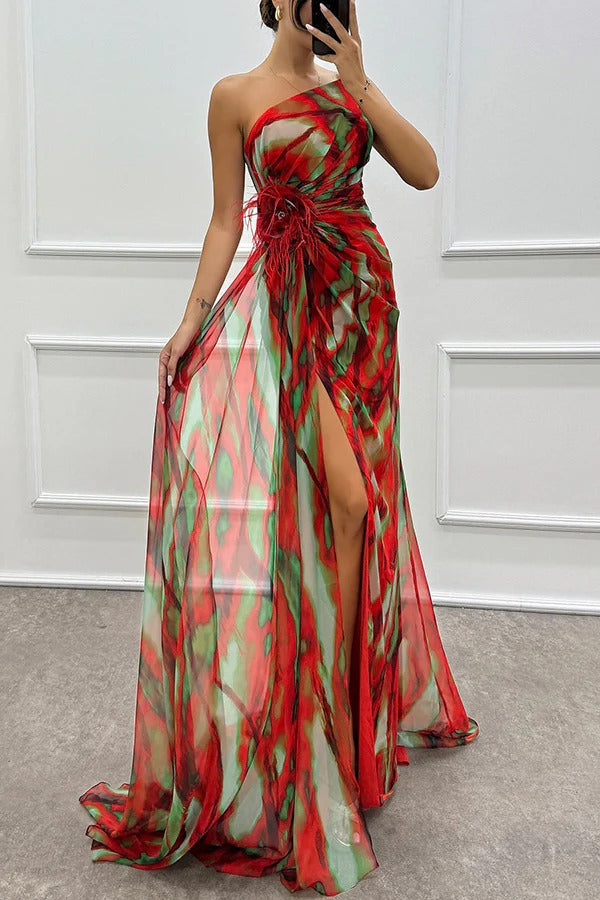 Sandra™  | Vibrant Draped Dress