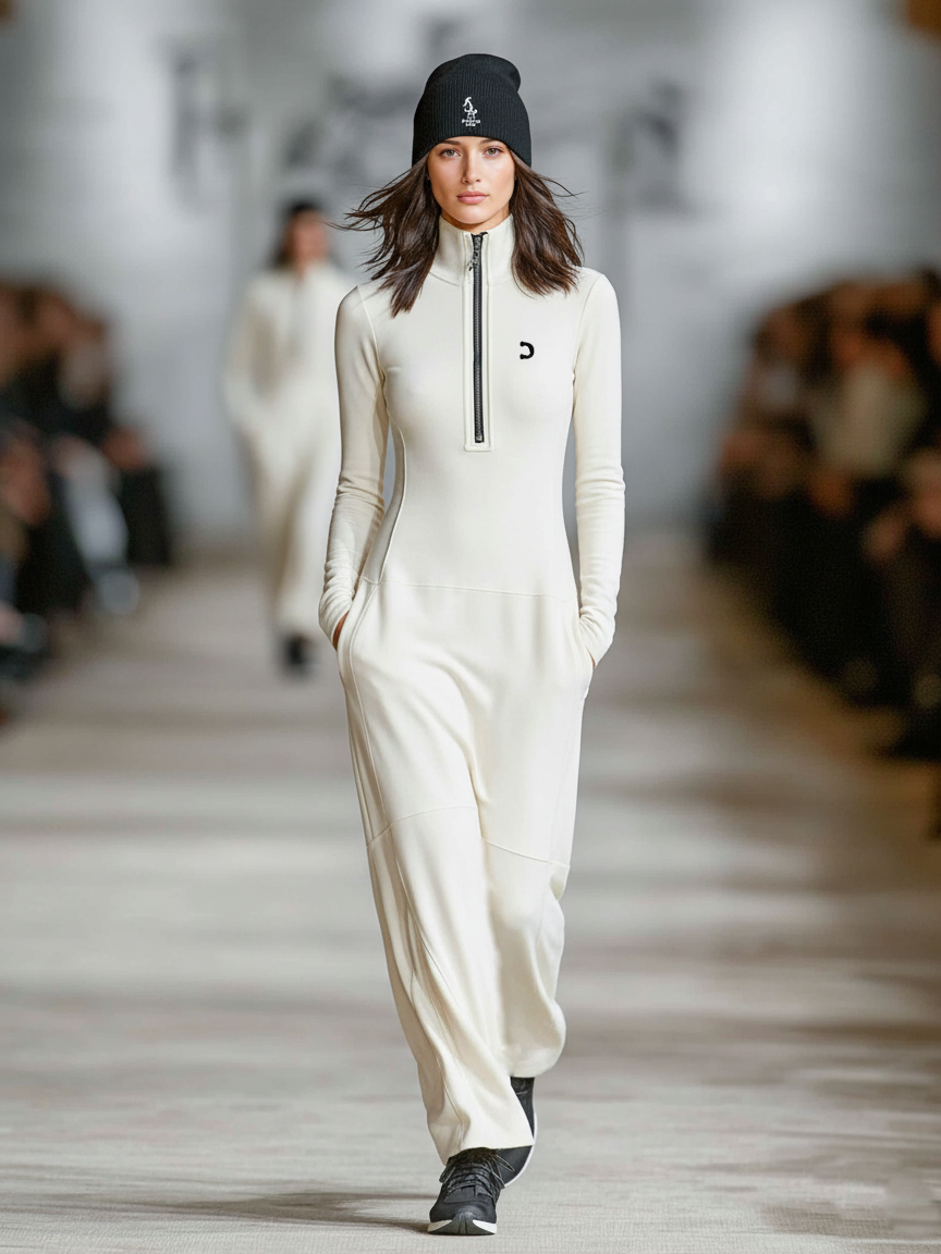 Elise | High-Neck Soft Maxi Dress