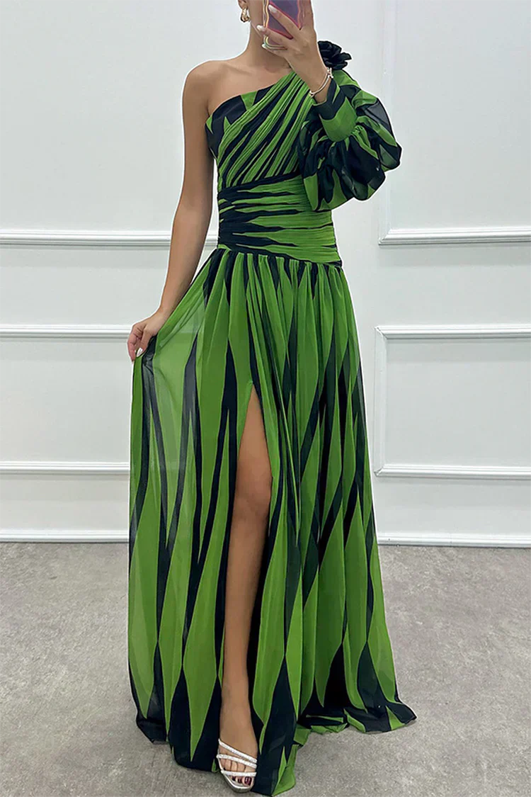 Shiloh™  | Elegant Striped Maxi Dress