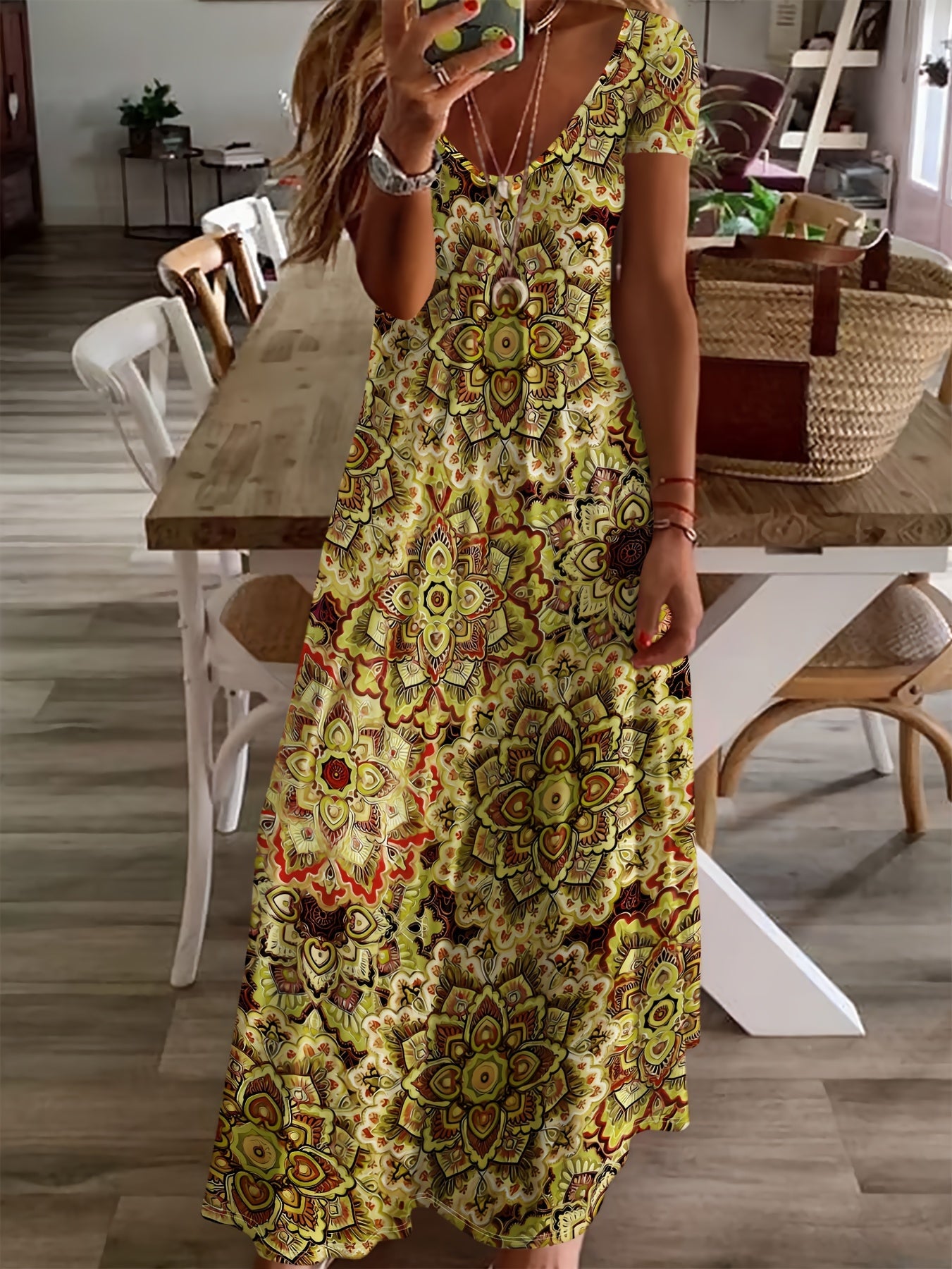 Elise | Artistic Tummy-Flattering Dress