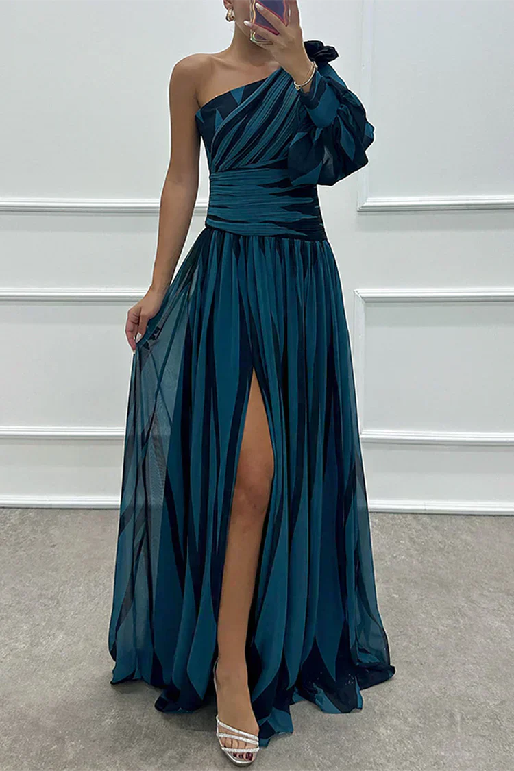 Shiloh™  | Elegant Striped Maxi Dress