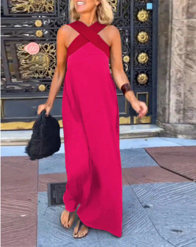 Delphine™ | Dress With Crossed Cut