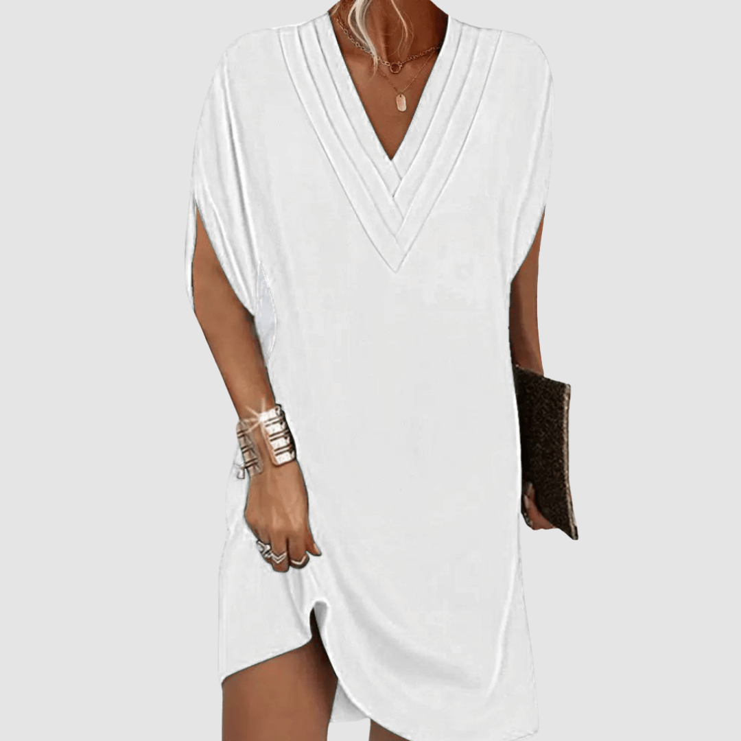 Alysa™ | Elegant Dress with Half Sleeves