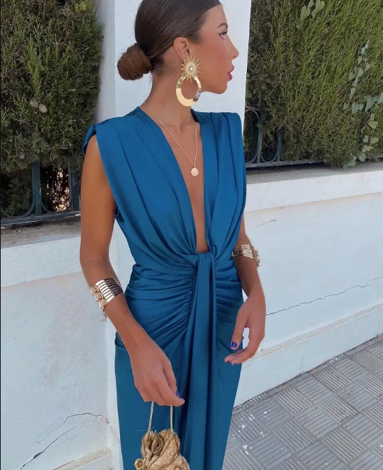 Rose™  | Elegant Pleated Dress