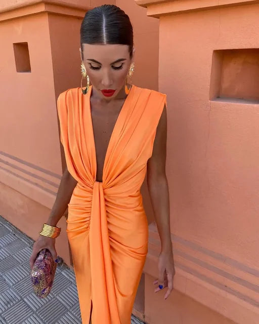 Linda™ | Elegant Pleated Dress