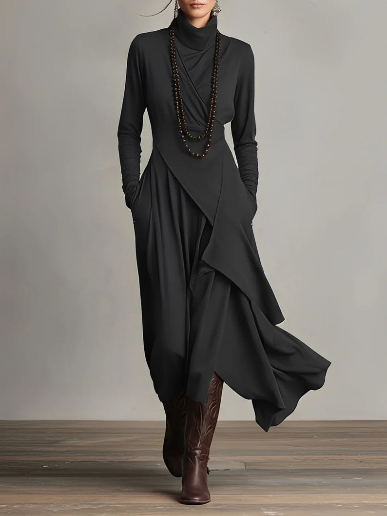 Malva | High-Neck Maxi Dress
