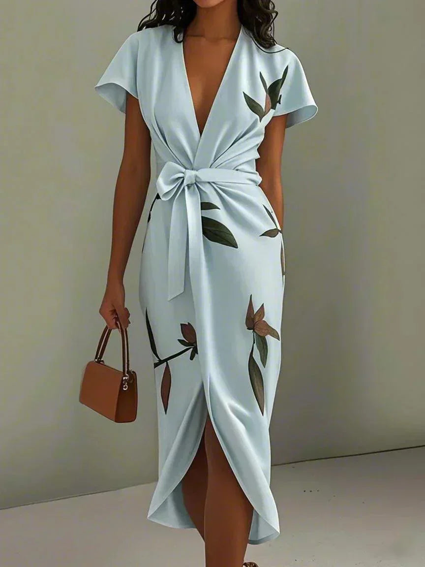 Elizabeth™ | Elegant Wrap Dress with Floral Print